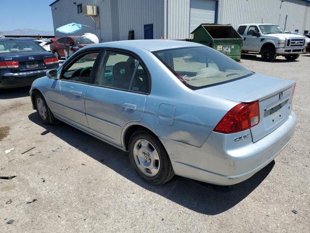 JHMES96673S020415 - 2003 HONDA CIVIC HYBRID TURQUOISE photo 2