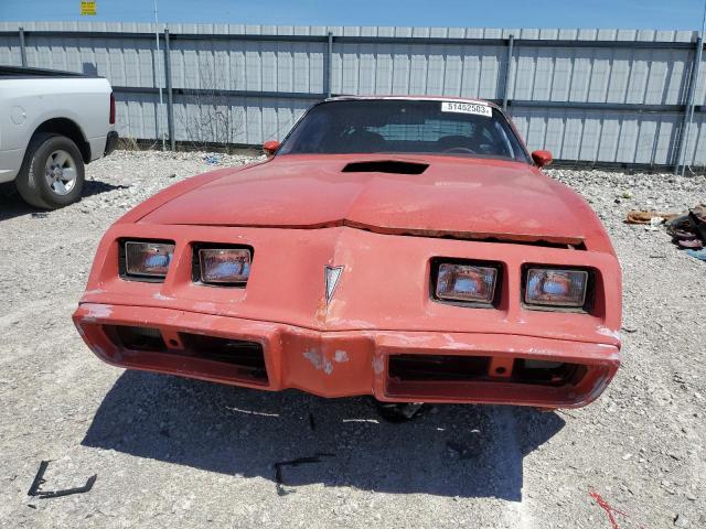 2W87K9N116777 - 1979 PONTIAC TRANS AM RED photo 5