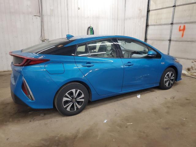JTDKARFP3J3070185 - 2018 TOYOTA PRIUS PRIM 蓝色 照片 3
