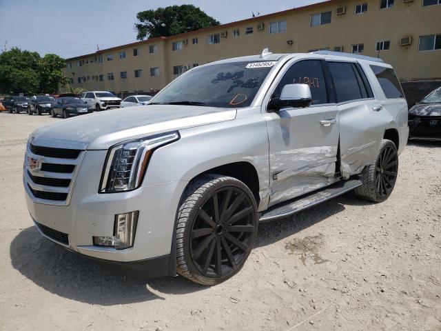 1GYS3BKJ3KR269152 - 2019 CADILLAC ESCALADE LUXURY SILVER photo 1