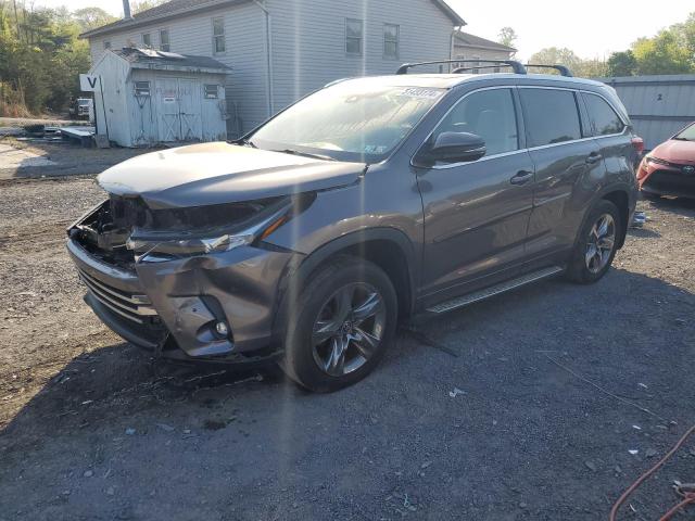 5TDDZRFH9KS704058 - 2019 TOYOTA HIGHLANDER LIMITED GRAY photo 1