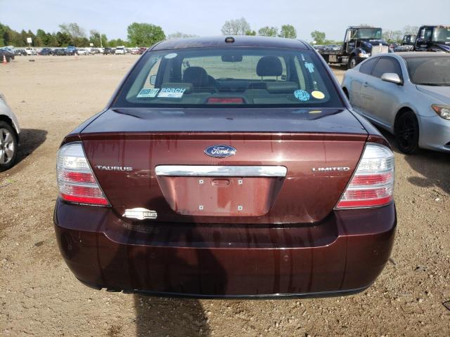 1FAHP25W79G114515 - 2009 FORD TAURUS LIMITED MAROON photo 6