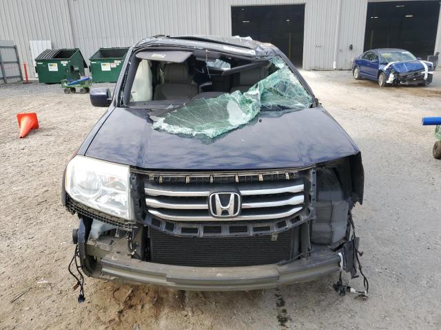 5FNYF3H97DB044705 - 2013 HONDA PILOT TOURING SILVER photo 5