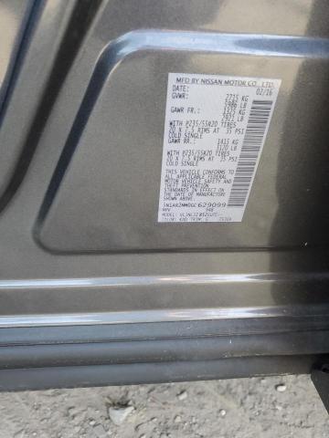 5N1AR2MM0GC629099 - 2016 NISSAN PATHFINDER S 灰色 照片 12