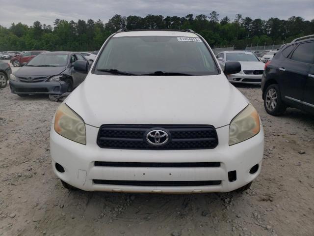 JTMBD35V675078721 - 2007 TOYOTA RAV4 WHITE photo 5