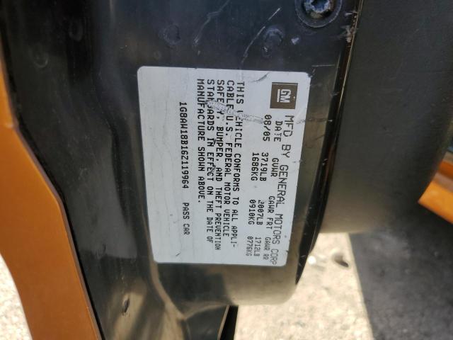 1G8AW18B16Z119964 - 2006 SATURN ION LEVEL 3 ORANGE photo 12