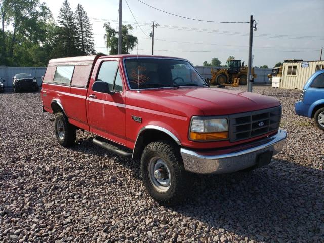 1FTHF26H8TLB68675 - 1996 FORD F250 RED photo 1