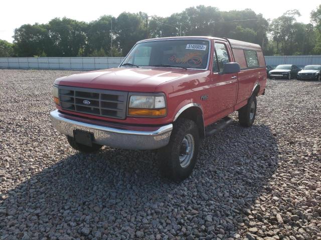 1FTHF26H8TLB68675 - 1996 FORD F250 RED photo 2