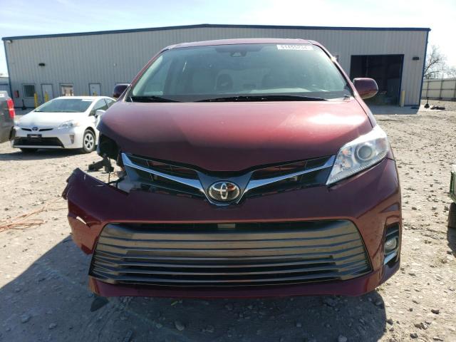 5TDYZ3DC0LS026940 - 2020 TOYOTA SIENNA XLE MAROON photo 5