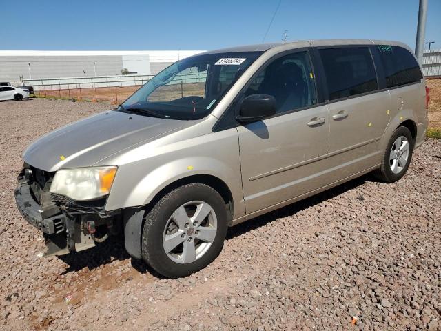 2C4RDGBG5DR763366 - 2013 DODGE GRAND CARA SE TAN photo 1