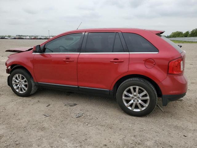 2FMDK3KC2BBA25919 - 2011 FORD EDGE LIMITED RED photo 2