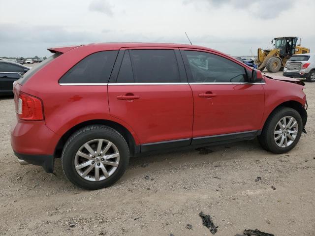 2FMDK3KC2BBA25919 - 2011 FORD EDGE LIMITED RED photo 3