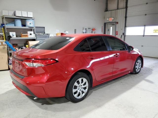 JTDEPRAE8LJ073051 - 2020 TOYOTA COROLLA LE 红色 照片 3