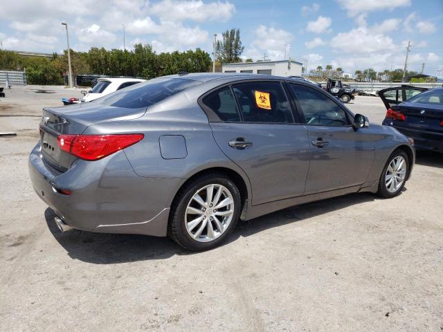 JN1EV7AP8GM304582 - 2016 INFINITI Q50 PREMIUM GRAY photo 3