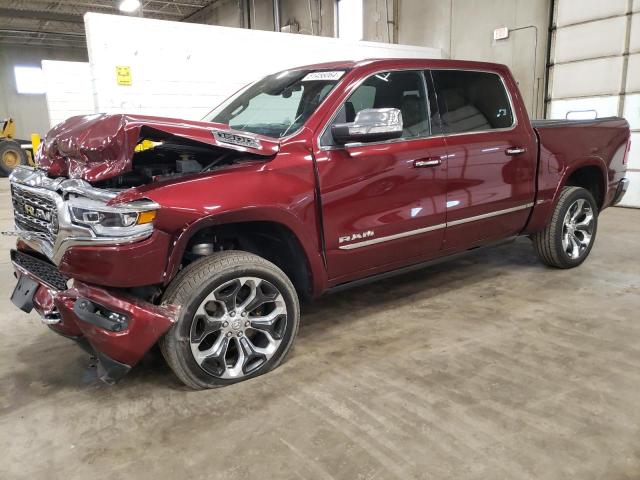 1C6SRFHT1KN632079 - 2019 RAM 1500 LIMITED RED photo 1