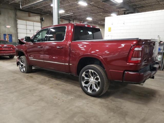 1C6SRFHT1KN632079 - 2019 RAM 1500 LIMITED RED photo 2