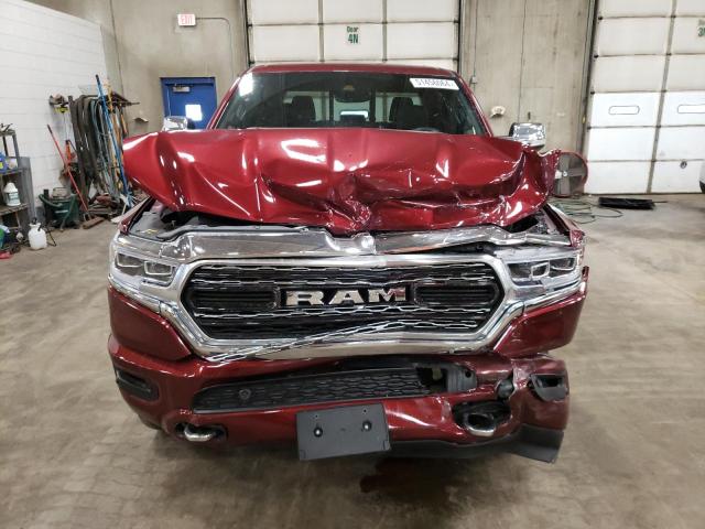 1C6SRFHT1KN632079 - 2019 RAM 1500 LIMITED RED photo 5