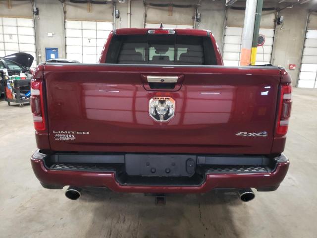 1C6SRFHT1KN632079 - 2019 RAM 1500 LIMITED RED photo 6