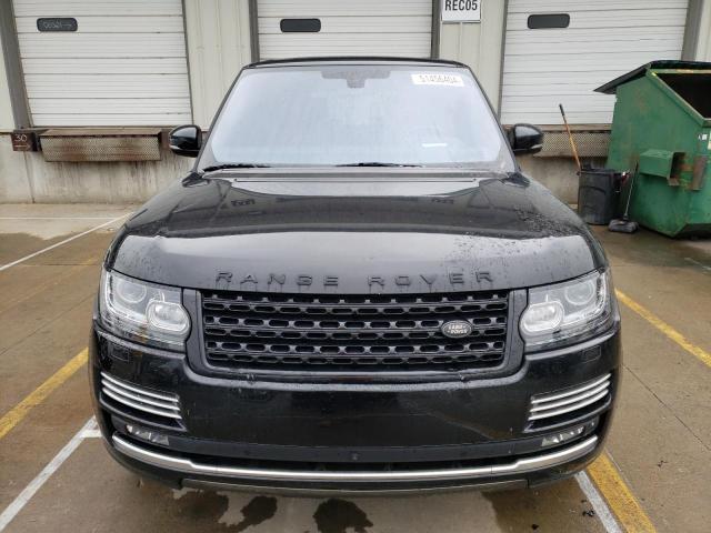 SALGV2EFXGA287305 - 2016 LAND ROVER RANGE ROVE AUTOBIOGRAPHY BLACK photo 5