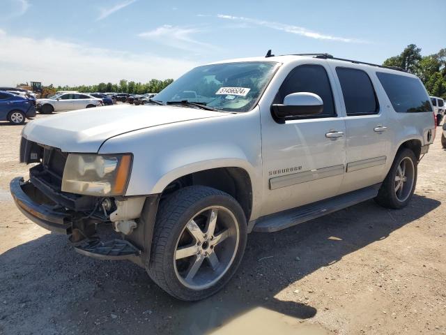 1GNUCJE08AR195504 - 2010 CHEVROLET SUBURBAN C1500 LT SILVER photo 1