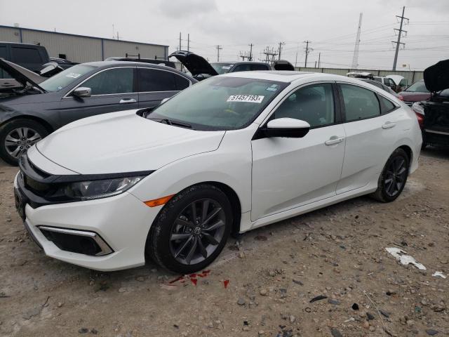 19XFC1F31ME010476 - 2021 HONDA CIVIC EX WHITE photo 1