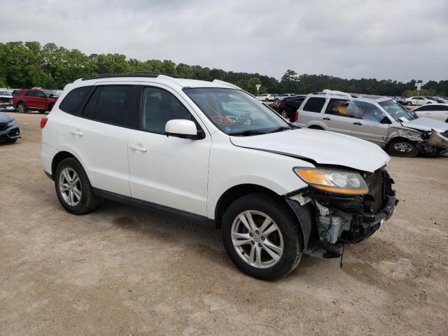 5NMSH4AG4AH354626 - 2010 HYUNDAI SANTA FE SE WHITE photo 4