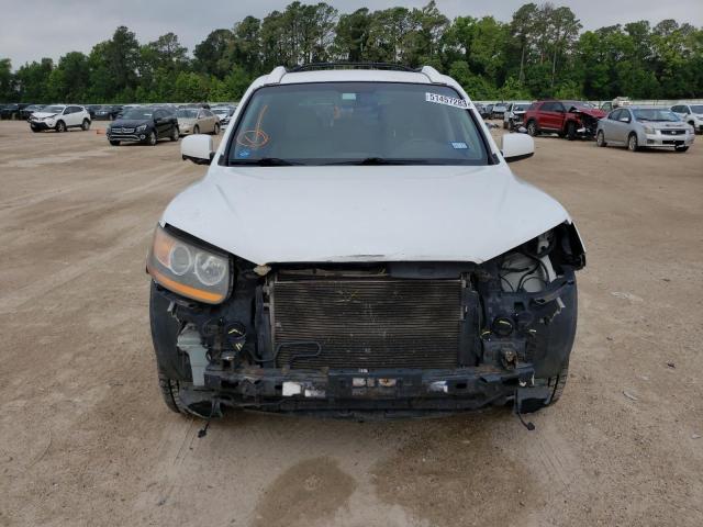 5NMSH4AG4AH354626 - 2010 HYUNDAI SANTA FE SE WHITE photo 5