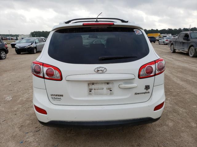 5NMSH4AG4AH354626 - 2010 HYUNDAI SANTA FE SE WHITE photo 6