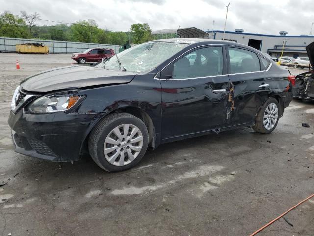 3N1AB7AP3KY442558 - 2019 NISSAN SENTRA S BLACK photo 1