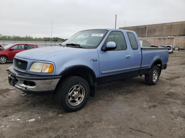 1FTDX18W9VNC15513 - 1997 FORD F150 BLUE photo 1