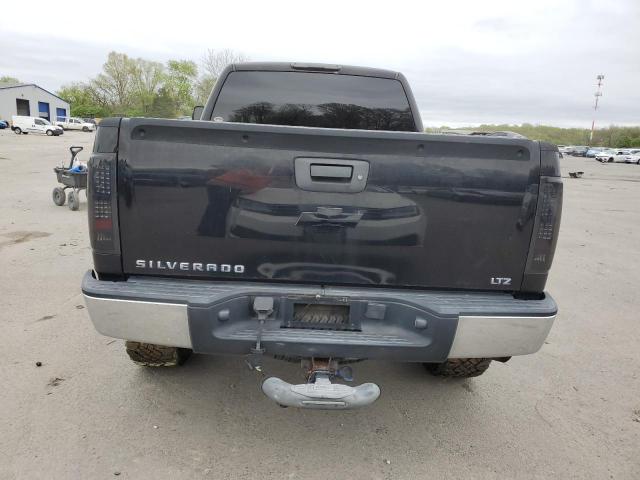 2GCEK19J881106861 - 2008 CHEVROLET SILVERADO K1500 BLACK photo 6