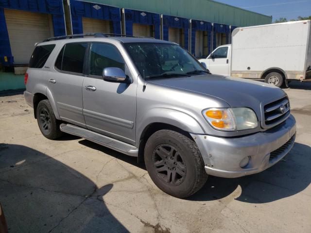 5TDBT48A93S186496 - 2003 TOYOTA SEQUOIA LIMITED GRAY photo 4