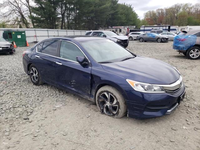 1HGCR2F38HA135363 - 2017 HONDA ACCORD LX BLUE photo 4