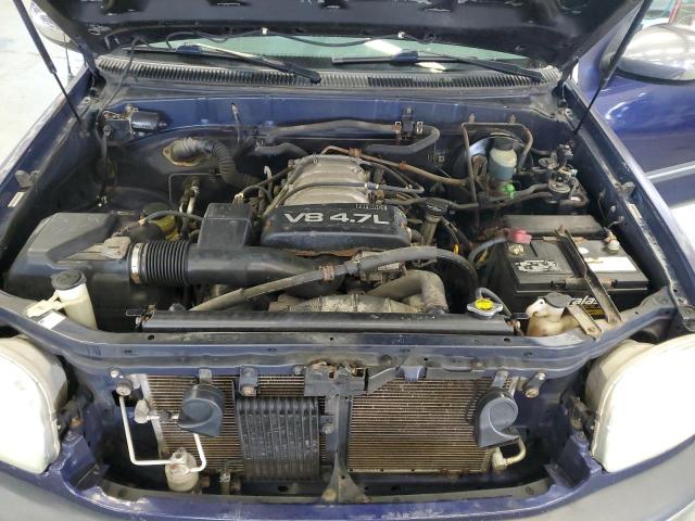 5TBBT44112S264248 - 2002 TOYOTA TUNDRA ACCESS CAB იასამნისფერი ფოტო 11