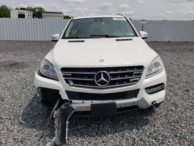 4JGDA5HB2CA039345 - 2012 MERCEDES-BENZ ML 350 4MATIC WHITE photo 5