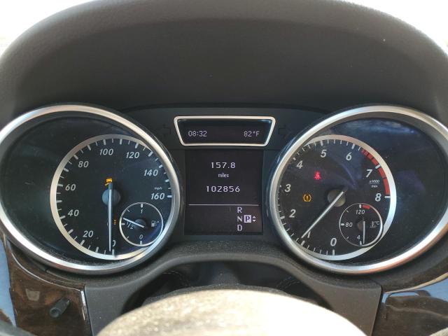 4JGDA5HB2CA039345 - 2012 MERCEDES-BENZ ML 350 4MATIC WHITE photo 9