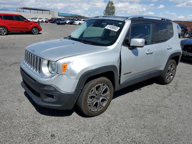 ZACCJBDT3FPB78577 - 2015 JEEP RENEGADE LIMITED SILVER photo 1