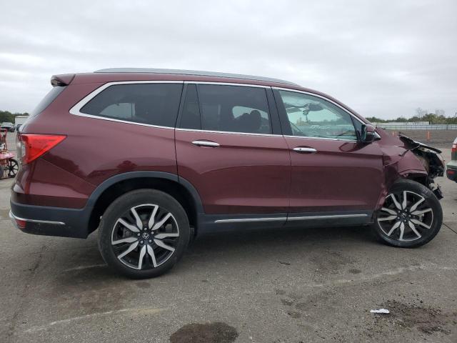 5FNYF6H09NB012293 - 2022 HONDA PILOT ELITE MAROON photo 3