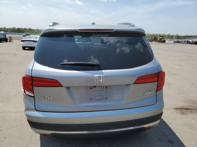 5FNYF6H01JB004036 - 2018 HONDA PILOT ELITE SILVER photo 6