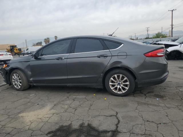 3FA6P0G78HR388394 - 2017 FORD FUSION S GRAY photo 2