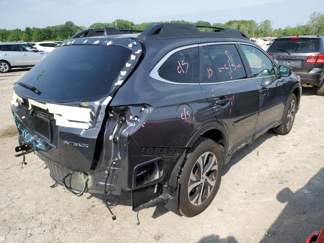 4S4BTANC4N3279821 - 2022 SUBARU OUTBACK LIMITED GRAY photo 3