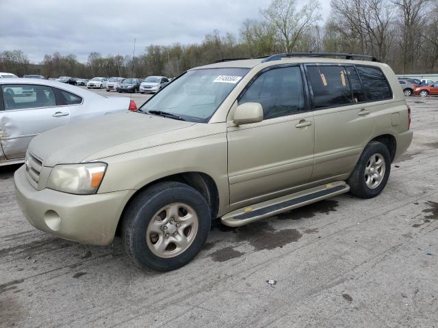 JTEGD21A660147885 - 2006 TOYOTA HIGHLANDER GOLD photo 1