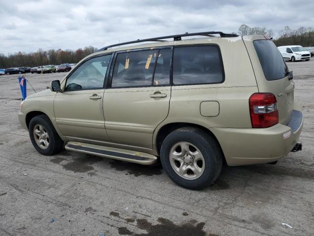 JTEGD21A660147885 - 2006 TOYOTA HIGHLANDER GOLD photo 2