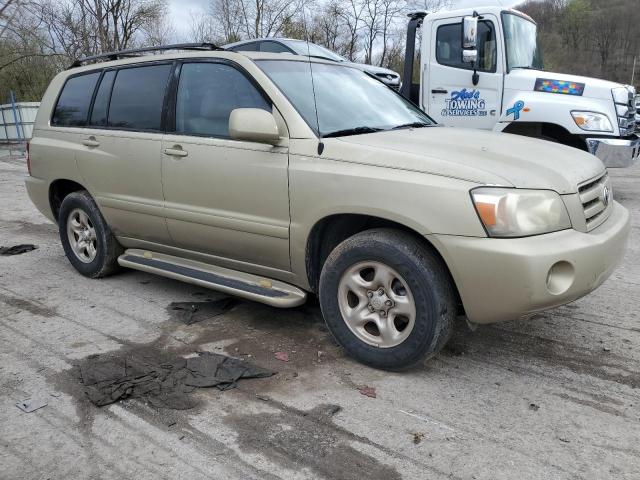 JTEGD21A660147885 - 2006 TOYOTA HIGHLANDER GOLD photo 4