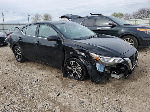 3N1AB8CV8NY289813 - 2022 NISSAN SENTRA SV BLACK photo 4