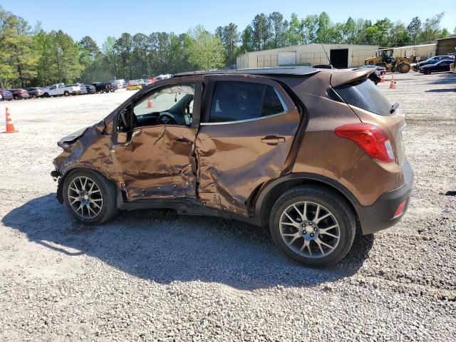 KL4CJ1SM2GB583311 - 2016 BUICK ENCORE SPORT TOURING BROWN photo 2