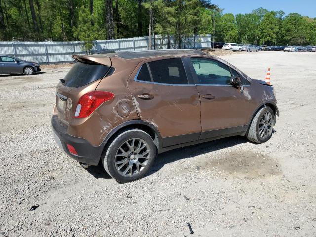 KL4CJ1SM2GB583311 - 2016 BUICK ENCORE SPORT TOURING BROWN photo 3