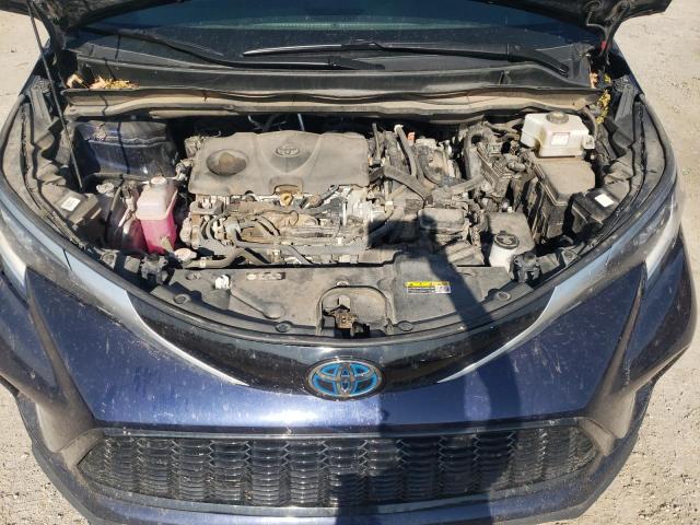 5TDDRKEC2MS032294 - 2021 TOYOTA SIENNA XSE BLUE photo 12