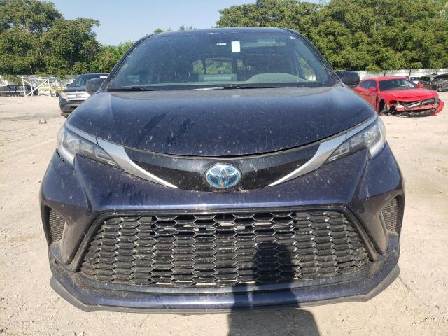 5TDDRKEC2MS032294 - 2021 TOYOTA SIENNA XSE BLUE photo 5