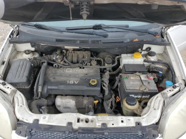 KL1TD56658B118689 - 2008 CHEVROLET AVEO BASE WHITE photo 11